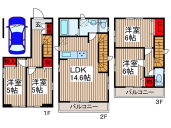 間取図 Ｋｏｌｅｔ日進#３６