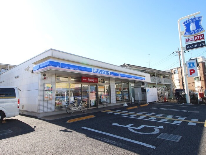 ローソン富士見水谷店(コンビニ)まで300m ペルデュールミキ