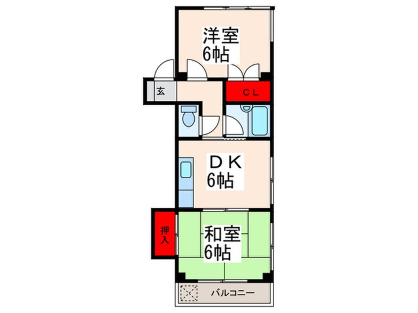 間取図 高城マンション