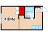 メゾンサンシャイン百合ヶ丘 1Rの間取り