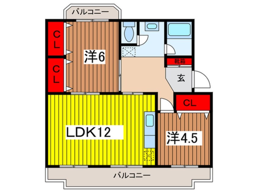 間取図 原田マンション
