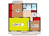 原田マンション 2LDKの間取り