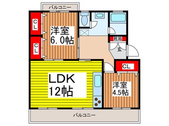 間取図 原田マンション