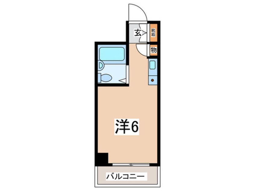 間取図 ﾗｲｵﾝｽﾞﾏﾝｼｮﾝ相模原第8(608)