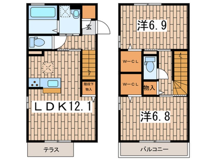 間取図 カルム３