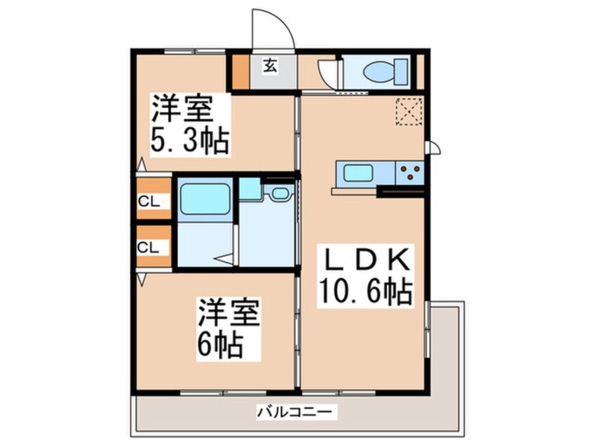 間取図 Ｇｒａｃｅ　Ｇａｒｄｅｎ