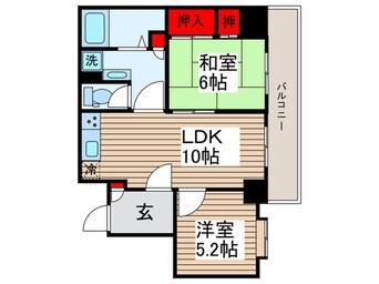 間取図 ヴェラハイツ亀戸参番館(402)