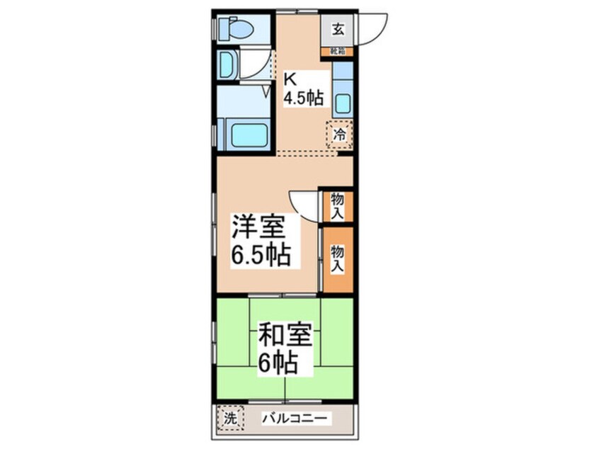 間取図 西山第５ビル