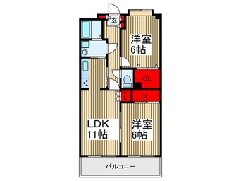 間取図 ストリ－ムレ－ン