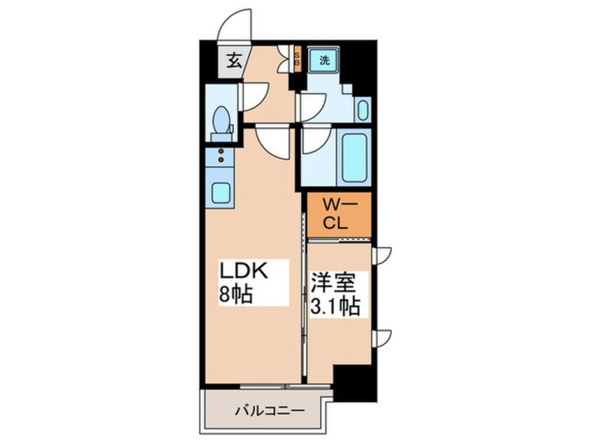 間取図 デュオフラッツ池袋