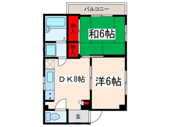 間取図 スズイワビル