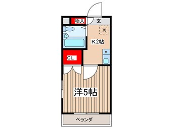 間取図 エミーコーポ