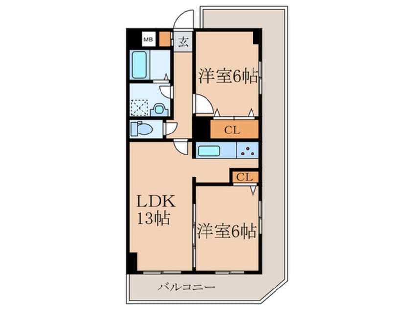 間取図 セントラルパレス