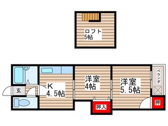 間取図 ロートレック幕張本郷