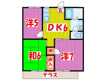 間取図 メゾン・ド・ファンタス