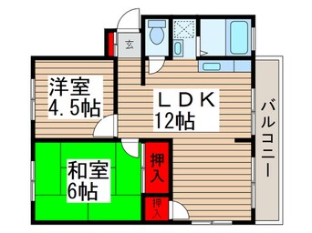 間取図 ジュネスＡ棟