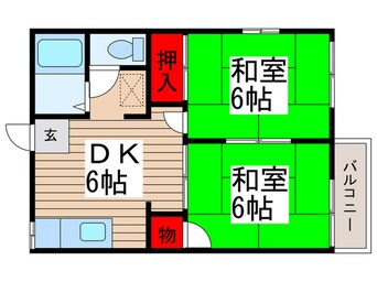 間取図 ベルナハイツⅠ