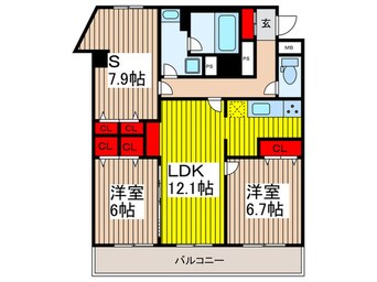 間取図 元町イグレット