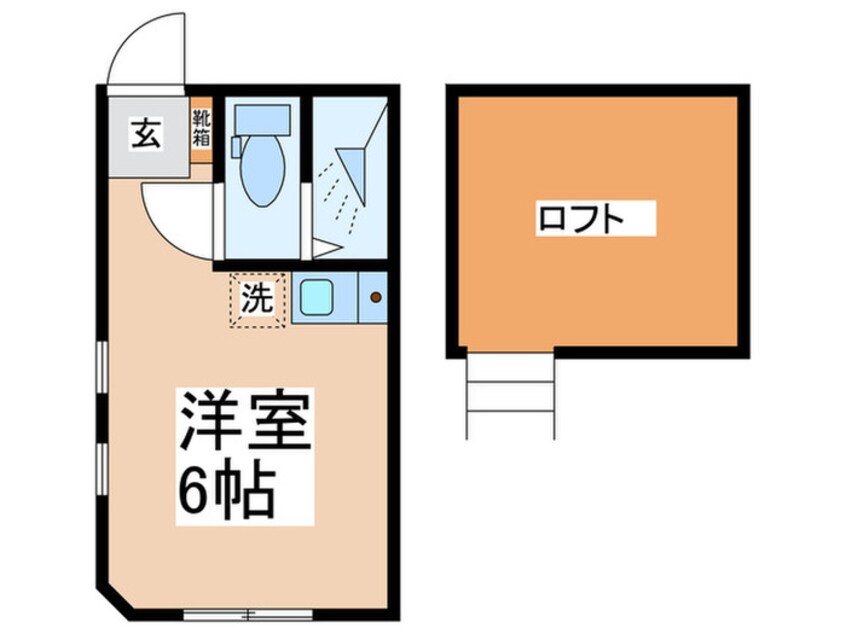間取図 ユナイト塩浜スカイラブ