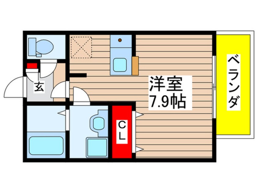 間取図 ミリアビタ稲毛