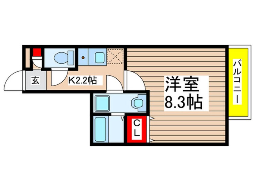 間取図 ミリアビタ稲毛