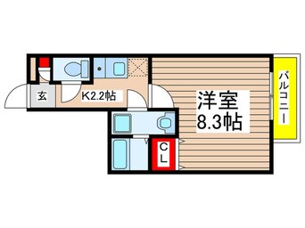 間取図 ミリアビタ稲毛