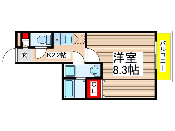 間取り図 ミリアビタ稲毛