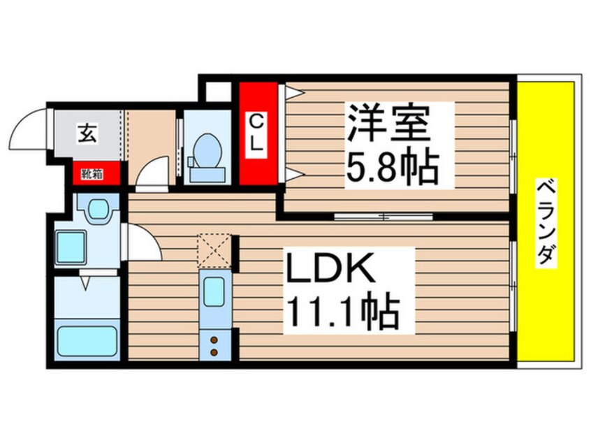 間取図 ミリアビタ稲毛