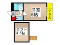 ジュネパレスＮＯ．４の間取図