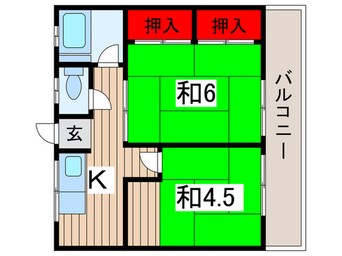 間取図 ハイムアライA