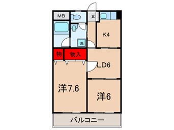 間取図 学園スカイマンション