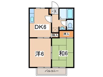 間取図 二俣川コアＢ