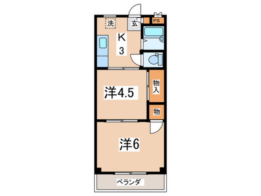 間取図 サノシャルム相武台