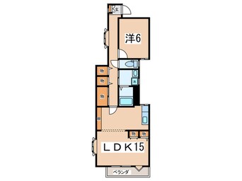 間取図 雅マンション竜城ｹ丘
