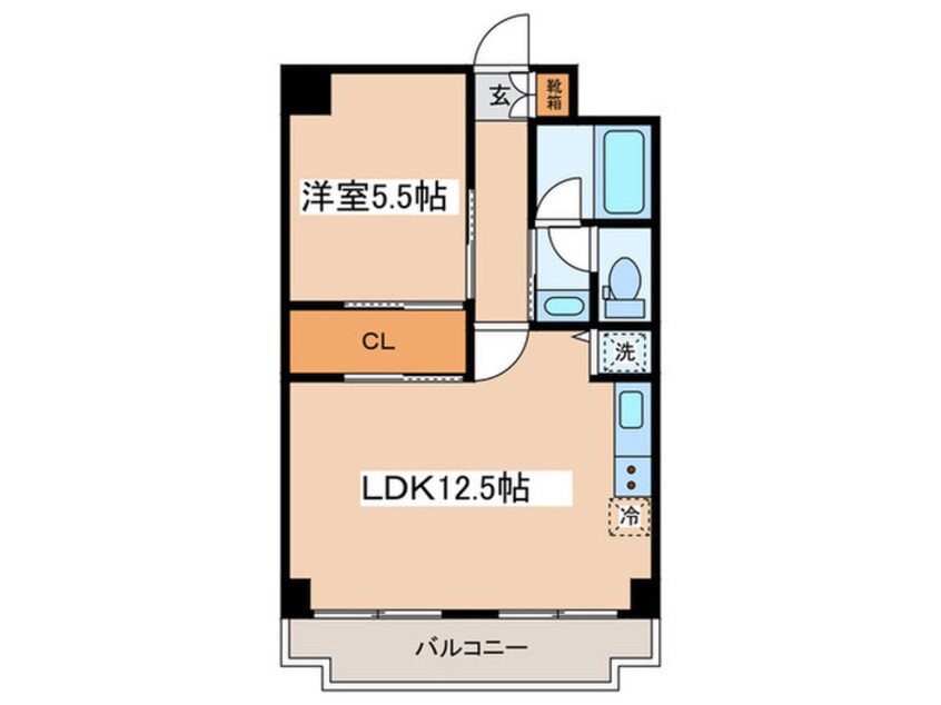 間取図 ﾗｲｵﾝｽﾞﾏﾝｼｮﾝ調布国領(223)