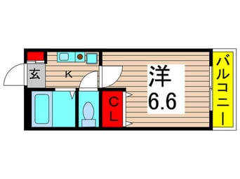 間取図 ジョイフル  亀有
