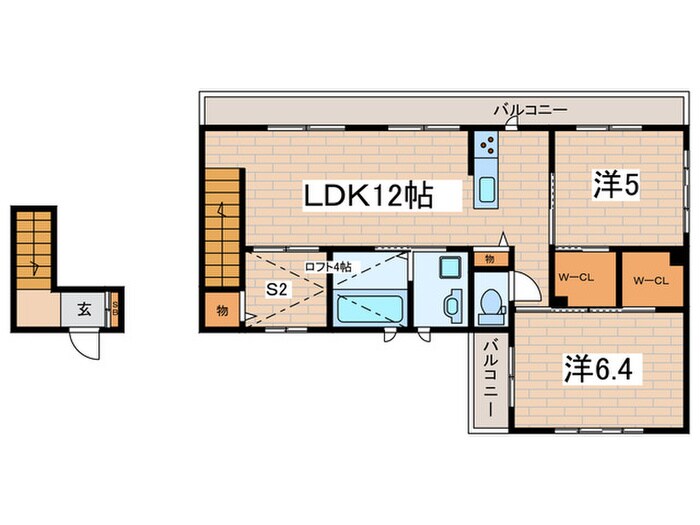 間取り図 パークサイドハウス