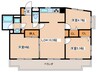 ＶＩＰ伊勢原 3LDKの間取り