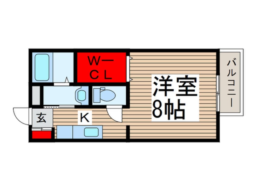 間取図 サングレージュ