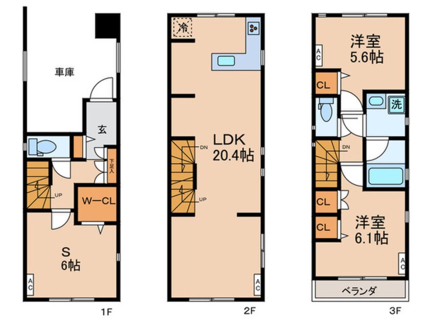 間取図 Kolet久が原#03