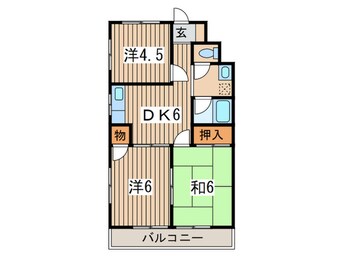 間取図 ﾃﾞｨｽｶﾊﾞｰﾆｭｰﾗｲﾌ