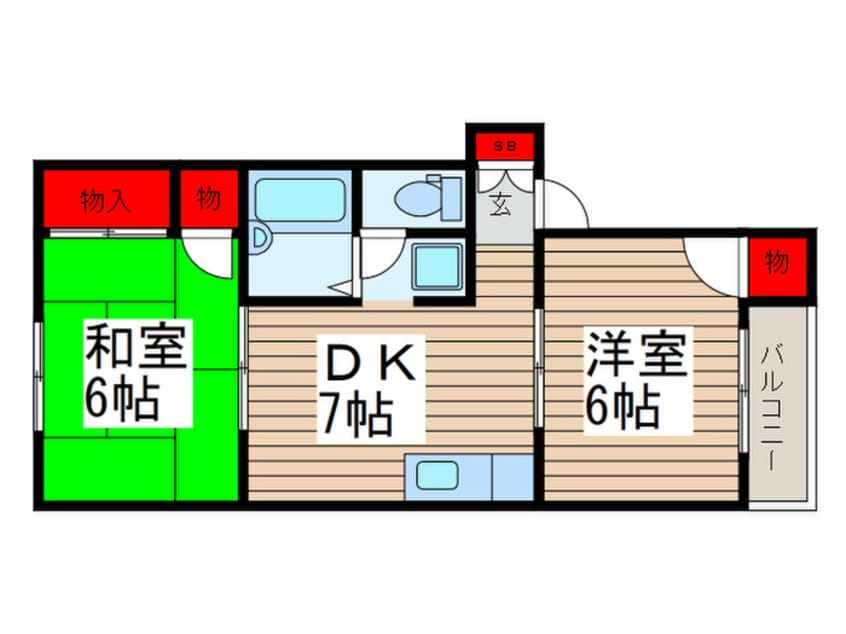 間取図 サクセス朝霞