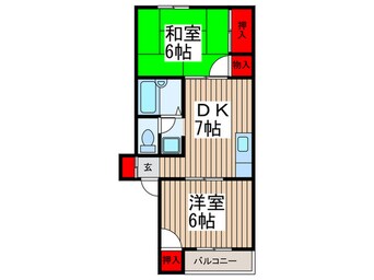 間取図 サクセス朝霞