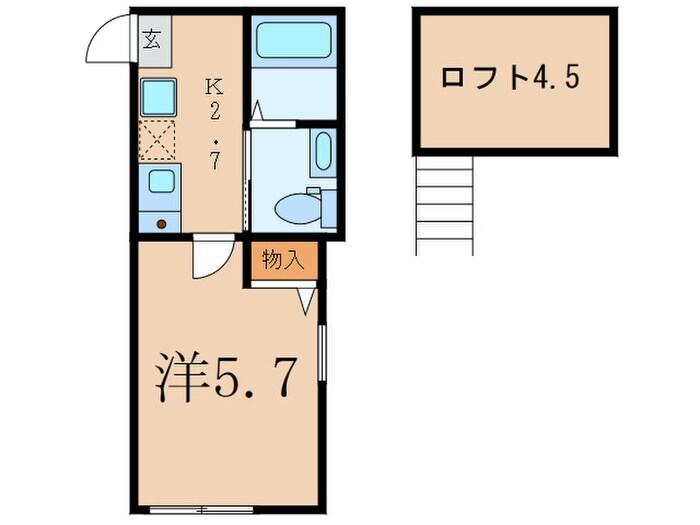 間取り図 ｃｏｈｉｎａ 諏訪