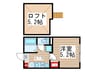 リーヴェルポート四つ木Axis 1Kの間取り