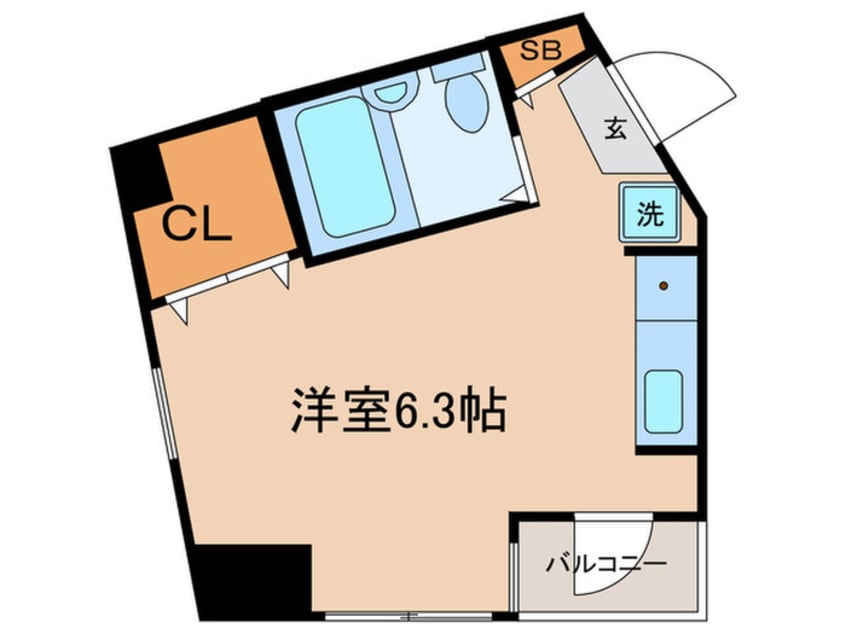 間取図 プラーズ下平間