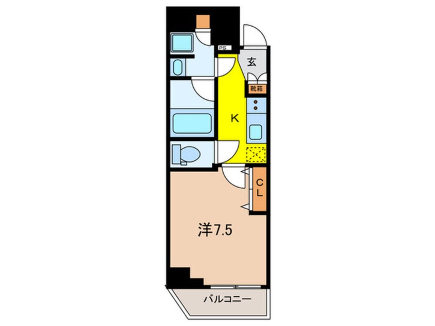 間取図 REGALIZ目白学習院下(204)