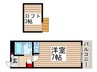 ﾌﾞﾘｰｴﾝﾊｳｽ・光ヶ丘 1Rの間取り