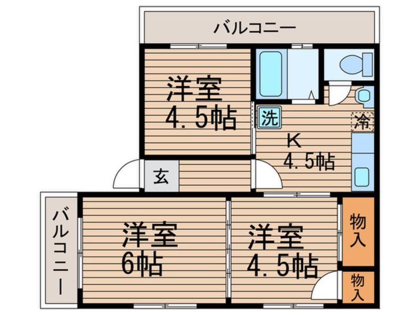 間取図 金城ビル
