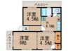 金城ビル 3Kの間取り